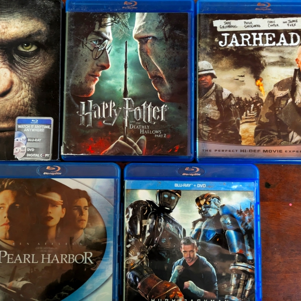 Harry Potter Jarhead Pearl Harbor Blu Ray DVD